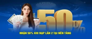 Cơ Hội Nạp Lần 2 Tặng 50% Tại Nhà Cái Blue88 Đừng Nên Bỏ Lỡ